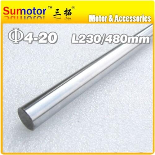 D12 L480 Diameter 12mm Length 480mm 45# Steel shaft Toy axle transmission rod DIY axisChrome Plated axis for CNC XYZ