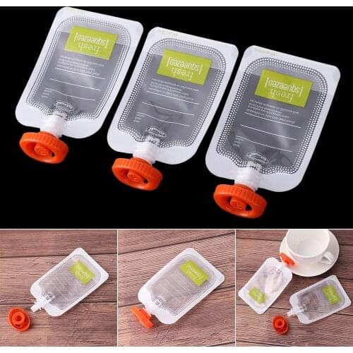 10Pcs Baby Food Storage Pouch Reusable Cover Lock Squeezed Pouch Weaning Food Storage Food Supplement Package