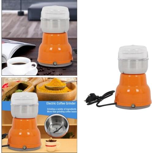 Electric Coffee Bean Grinder Stainless Steel Nuts Grains Herbs Grinder 220V