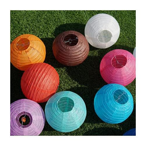 1pc 8inch 20cm China Paper Lantern Festival Supplies Birthday Wedding Party Decoration decor gift craft DIY Lampion Lantern