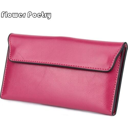 Luxury Men Long Wallet Card Holder Top Genuine Leather Designer Women Coin Purses Money Bags New Fashion Female Clutch Clip 2021