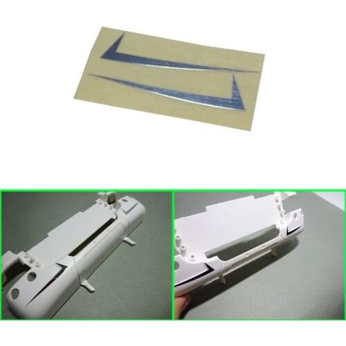 Modified Chin Decoration Sticker for 1/14 Tamiya RC Truck Trailer Tipper Scania R730 R620 Car Diy Parts