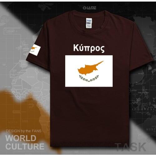 Cyprus men t shirt 2017 jerseys nation team tshirt cotton t-shirt gyms clothing top tees country fashion flag CYP Cypriot Greek