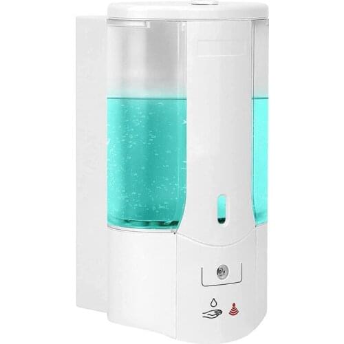 Automatic Soap Dispenser Wall Mounted Sensor Refillable Hand Gel Soap Dispenser Touchless 3 Drop Volume Adjustment 450ML