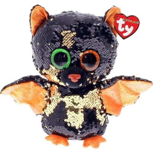 Ty Animals Omen the Sequin Bat Plush Toy 8cm