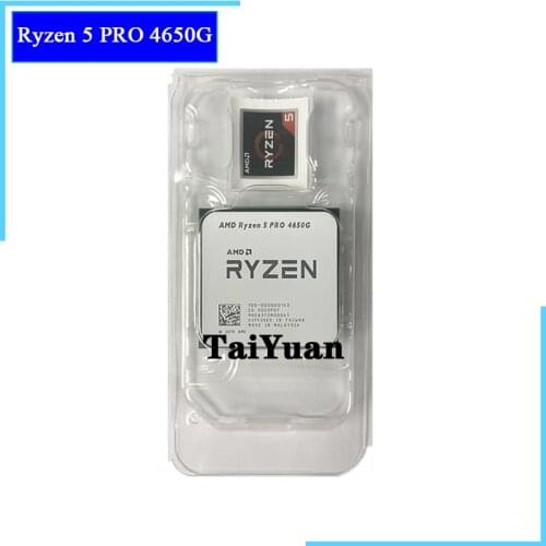 AMD Ryzen 5 PRO 4650G R5 PRO 4650G 3.7GHz Six-Core Twelve-Thread 65W CPU Processor L3=8M 100-000000143 Socket AM4 new but no fan