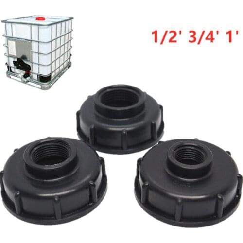 Durable Ibc Tank Fittings S60X6 Coarse Threaded Cap 60Mm Female Thread To 1/2 ", 3/4", 1 "Adapter Connector