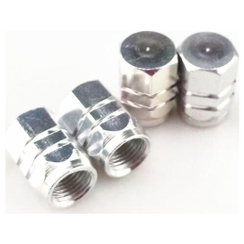 Car Tire Valve Stem caps 4pcs Bolt-in Aluminum Theftproof valve for Audi A-series C-series S-series SQ-series RS-series Q3 Q5 SQ