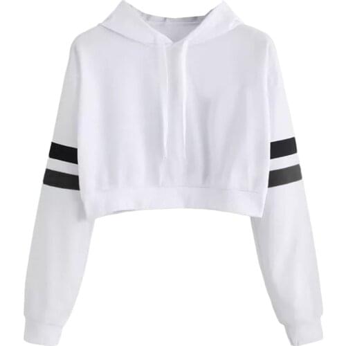 Hoodies Women 2019 Brand Female Long Sleeve Solid Color Hooded Sweatshirt Hoodie Tracksuit Sweat Coat Casual Sportswear DG0711