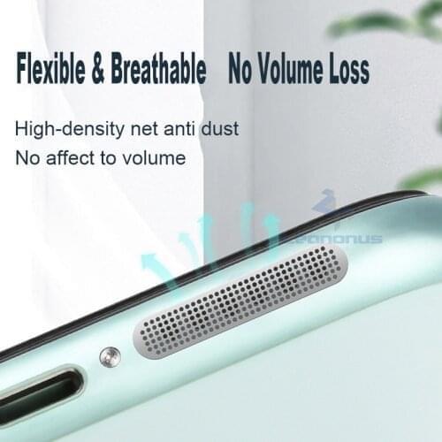 For iPhone 12 Pro Max 12 Mini 11 Pro Speaker Anti-dust Sticker Metal Dust Net Protective Film for Speakers Dust-proof Protector