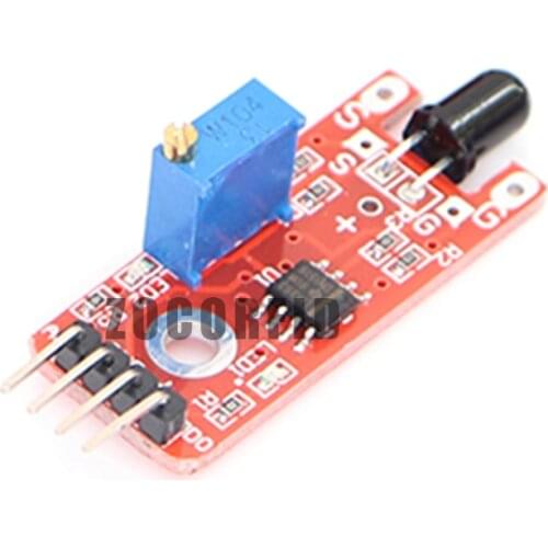 10pcs/lot Flame Sensor Module IR Sensor Detector Smartsense For Temperature Detecting Suitable