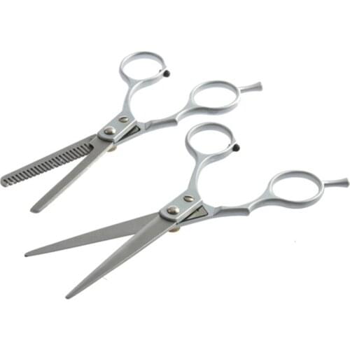 Professional Stainless Steel Hairdressing Hair Cutting Thinning Shears Scissors Set Barber Salon Thinning Hair Cut Scissor