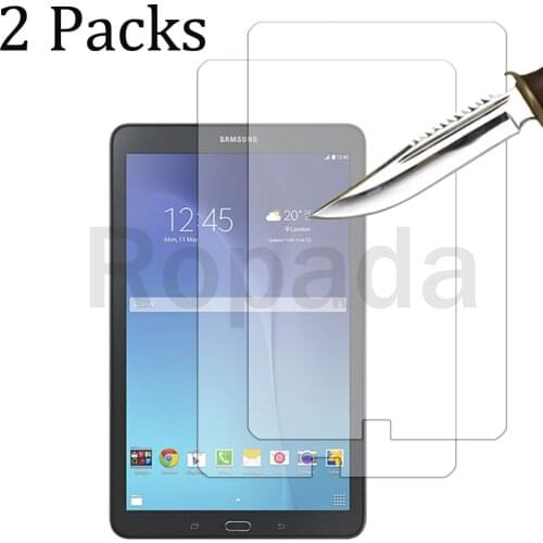 2 Packs for Samsung galaxy tab E 9.6 SM-T560 SM-T561 Tempered glass screen protector 2.5D 9H 0.33 tablet front cover film