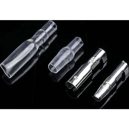 25 Sets 4mm Male & Female Wire Bullet Crimp Connectors Crimping Terminal set