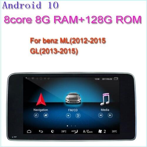 9" android 9.0 car gps for Mercedes benz ML CLASS ml350 ml300 gl class gl350 2012-2015 car audio stereo blutooth carplay