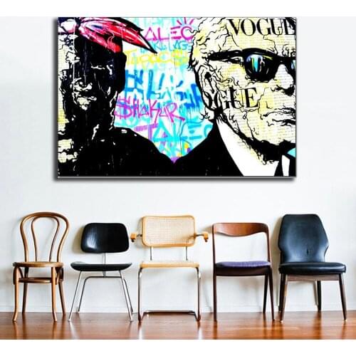 Alec Monopolyingly Wall Art Canvas Painting Poster Abstract Print Decorative Picture for Living Room Home Decor