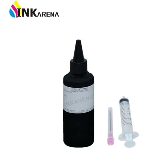 INKARENA 100ml Black Universal Dye Ink Replacement For HP For Brother For CANON For Epson For All Inkjet Printer Ciss Bulk Ink