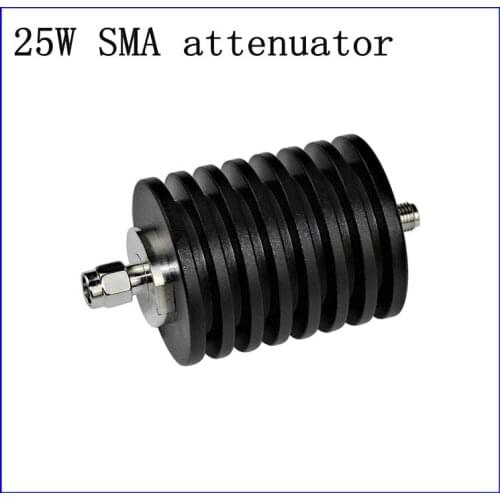 Frete grátis 25W SMA-JK Coaxial RF Attenuator DC-3GHz N-type 50 ohm,1db,2db,3db,5db,6db,10db,15db, 20dB,30db,40db