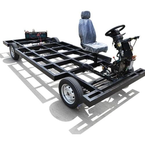 Custom-made electric streetview restaurant car four-wheel low noise AC matching chassis high-power motor brake steering tires