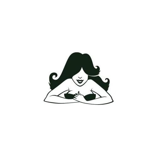 Urban fashion beautiful seductive Plump breasts sex girl Sexy Lady women home stickers wall decor murals art Vinyl wallpaper