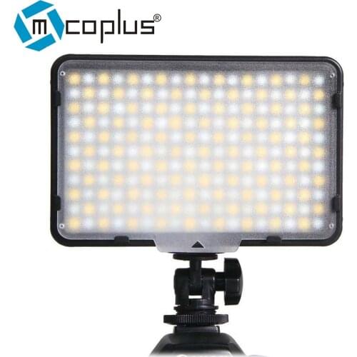 Mcoplus 198 Bi Color 3200K/7500K LED Video Light Kit for DV Camcorder & Canon Nikon Pentax Olympus Digital SLR Camera