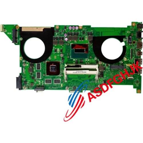 N750JK Motherboard for ASUS N750J N750JV GT850M W/ i7-4710HQ REV 3.0 Mainboard fully tested