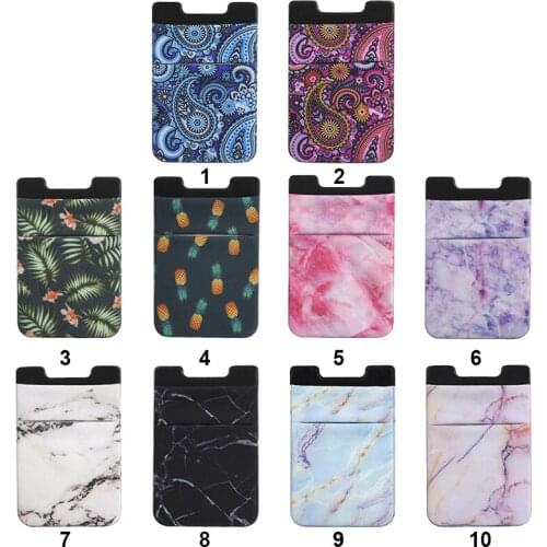 50 pcs For iPhone 11 Promax Mobile Phone Back Sticker Card Set Card Holder Sticker Phone Case Cover Card Sticker