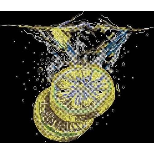 Stich Cross Stitch Kits Craft Aries 1360-Fresh Lemonade 32-29 Counted cross stitch Needlework Embroidery Cross-Stitching