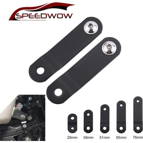 28/38/51/65/76MM Motorcycle Raise Tank Lift Modified Risers Raise Front of Gas Tank For Harley Sportster DynaXL 883 1200 72 48