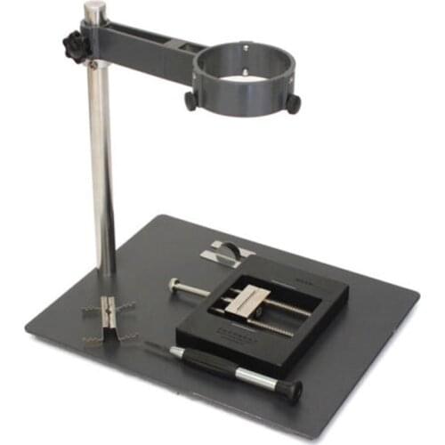 1 Set Hot Air Gun Clamp Stand Repair Platform For BGA Rework Reballing Station Adjustable Desktop Hand Held Heat Gun Power Tools