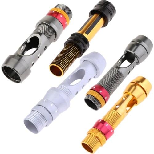 Aluminum Alloy Fishing Rod Seat DIY Handle Mount Clip Fishing Rod Building Repair Kit Casting Fish Rod Reel Seat Making Material