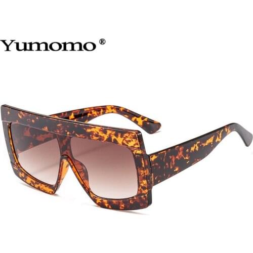 Oversize Square Sunglasses Women Fashion Retro Gradient Sun Glasses 2020 Men One piece Big Frame Vintage Eyewear UV400
