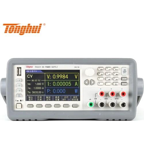 Tonghui TH6501/6502/6503/6511/6512/6513 high precision programmable linear DC power supply