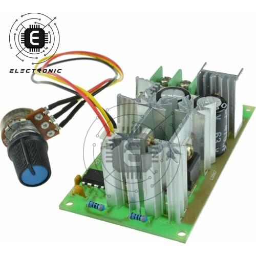 Universal DC 10-60V Motor Speed Control Regulator PWM Motor Speed Controller Switch 20A Regulator High Power Drive Module