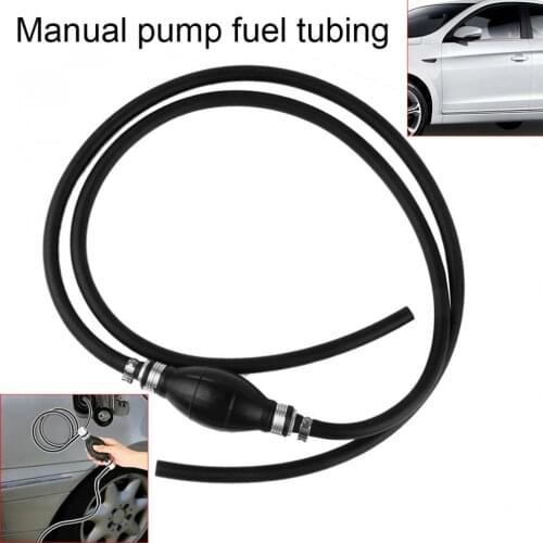 Universal Stable Motor Fuel Gas Hose Line Assembly with Rubber Primer Bulb for Car Boat Yacht Tractor 6mm / 8mm / 10mm / 12mm