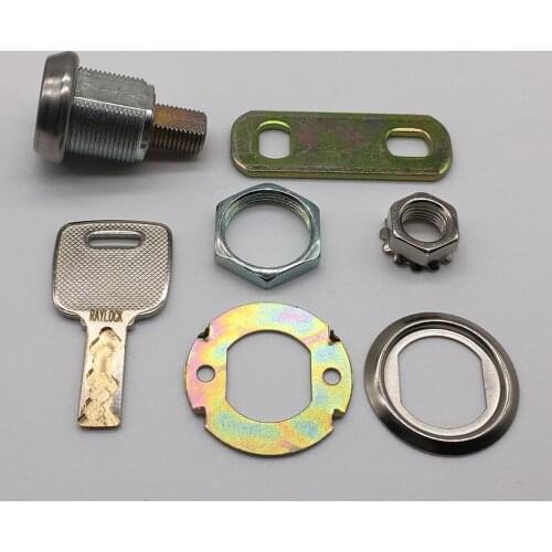 10 pieces 19mm chrome plated snake key file cabinet cam lock with waterproof dustproof cover