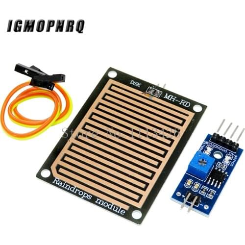 10PCS Snow/Raindrops Detection Sensor Module Rain Weather Module Humidity