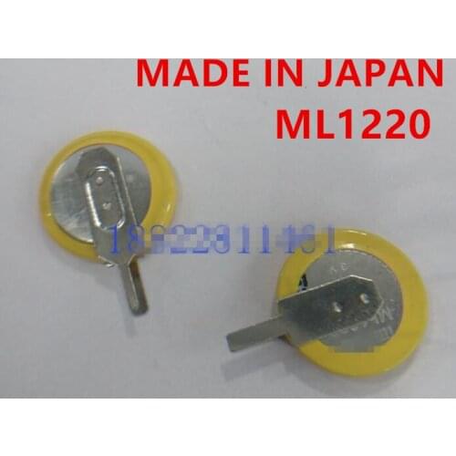 20PCS Brand new original Japanese button battery Rechargeable ML1220 V type