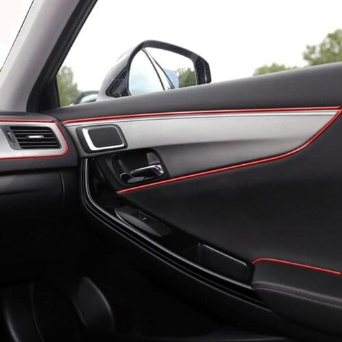 Car Styling 5M Delicate Car Moulding Strip Flexible Trim For Car Interior Exterior Decor Moulding Strip Decorative Line