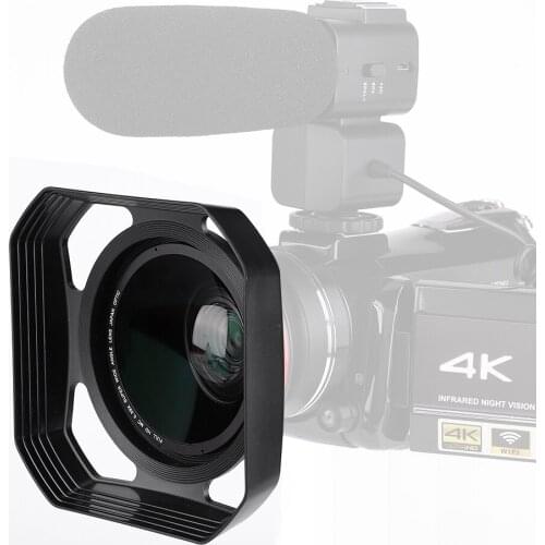 DV Camera Lens Hood With Gasket Camera Lens Hoods Camera Accessories Lens Hood