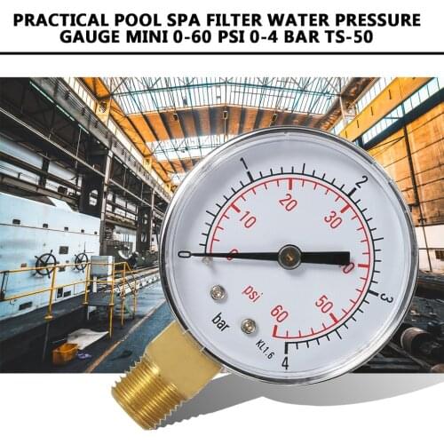 2" Dial Display Dry Utility Digital Vacuum Pressure Gauge 1/4" NPT Lower Mount -30HG/0PS Pressure Meter Gauge Manometers