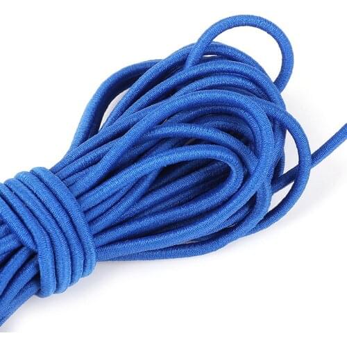 2pcs*5m 2.5mm Elastic Band Cord Bracelet String Rubber Rope, Elastic Bands for Sewing Crafts and DIY Making Mask