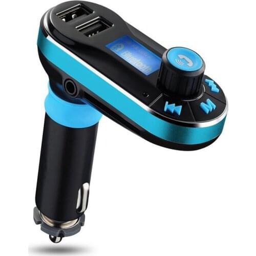 Studyset FM32 Car MP3 FM Transmitter Blue 87.5-108.0Mhz Frequency Range MP3 / WMA FM Transmitter QKCR60 for Car MP3 Player