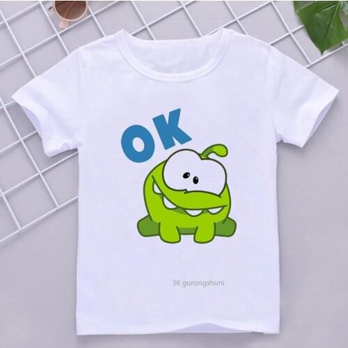 Interesting Lollipop Animal Cartoon Print New Boys T-shirt Children T Shirt Summer Tops Cute Graphic Girls Harajuku T Shirts