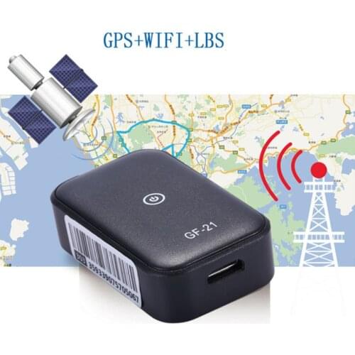 GF21 Mini GPS Car Tracker App Anti-Lost Device Voice Control Recording Locator High-definition Microphone WIFI+LBS+GPS