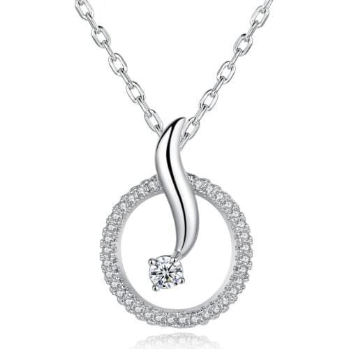Classic Silver Color Beautiful Crystal Dolphin Pendants Animal Necklace Full Of Rhinestone Fashion Jewelry For Women Accessories