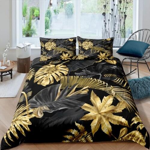 Luxury 3d Bedding Set 2/3pcs Fashion Printed Duvet Cover Sets with Pillowcases Queen King Size Home Comforter Cover Quilt Covers