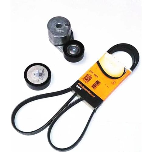 Alternator fan belt Kit Generator tensioner Idler Pulley For Chinese SAIC MG5 1.5L ROEWE350 Autocar motor engine part 5PK1520