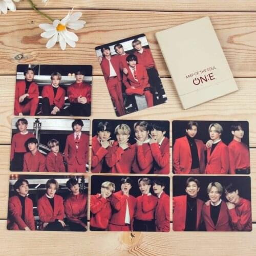 KPOP Bangtan Boys ONE Same Photo Cards Map of Soul Memebers LOMO Cards Premium Photos