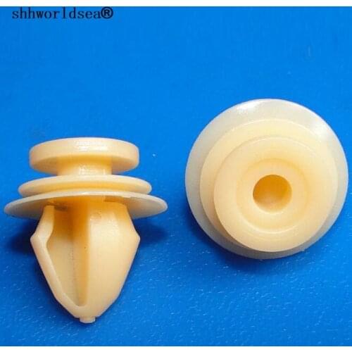 Shhworldsea 100pcs auto clip fasteners Door Panel Retainer for RENAULT 6001549265, for Peugeot Citroen 6991.56